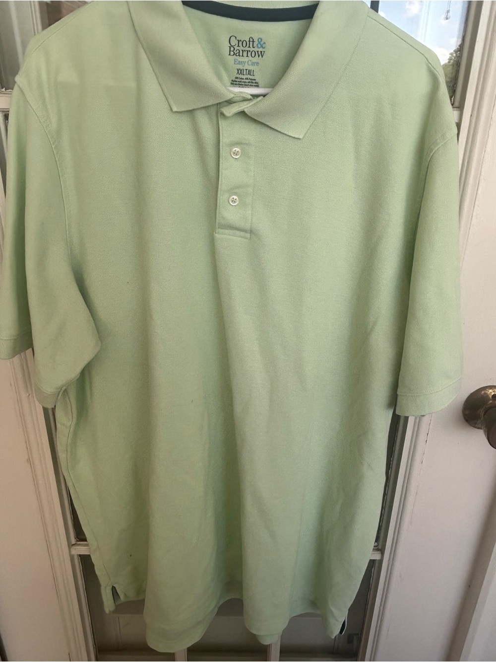 croft & barrow Light Green Men’s Short-Sleeve Polo